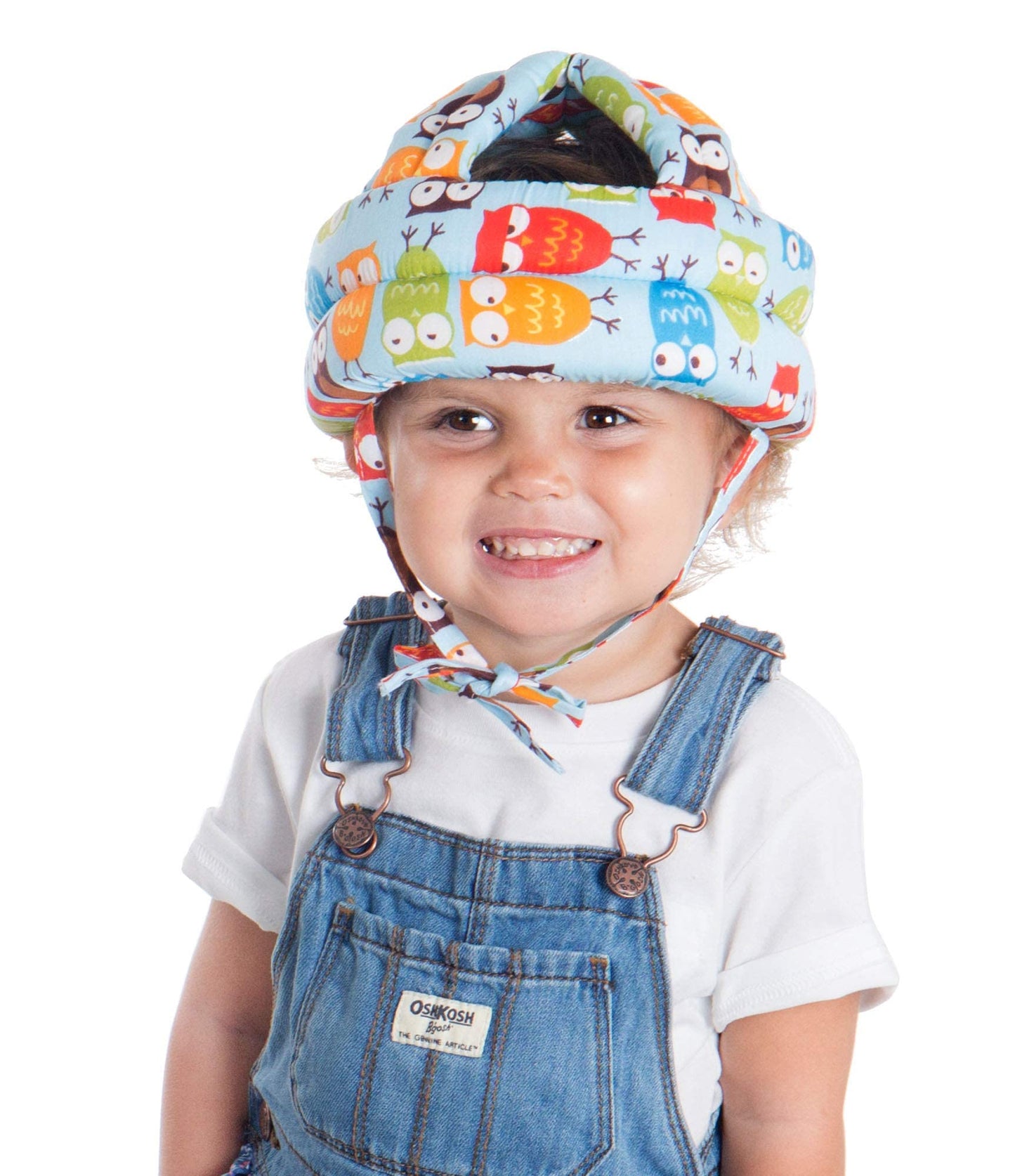 Simplicity Baby Safety Helmet Toddler Head Protection Cap Adjustable, Blue Owl