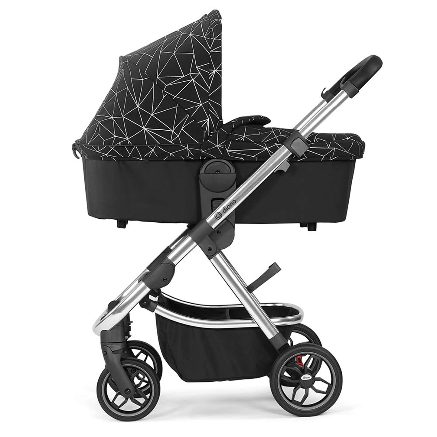 Diono Excurze Luxe Carrycot For Newborn Baby, Stroller Bassinet For Baby, Breathable Mattress For Comfortable Sleeping, Suitable