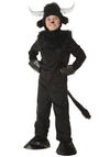 Child Bull Costume - M Black