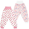 Moomoo Baby Waterproof Diaper Pants For Potty Training 2 Packs Nighttime Diaper Pants For Girls