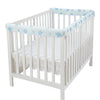 CLYCSRC 3 Pc a Non-Padded Mesh Fabric Childrens Bed Rail Covers