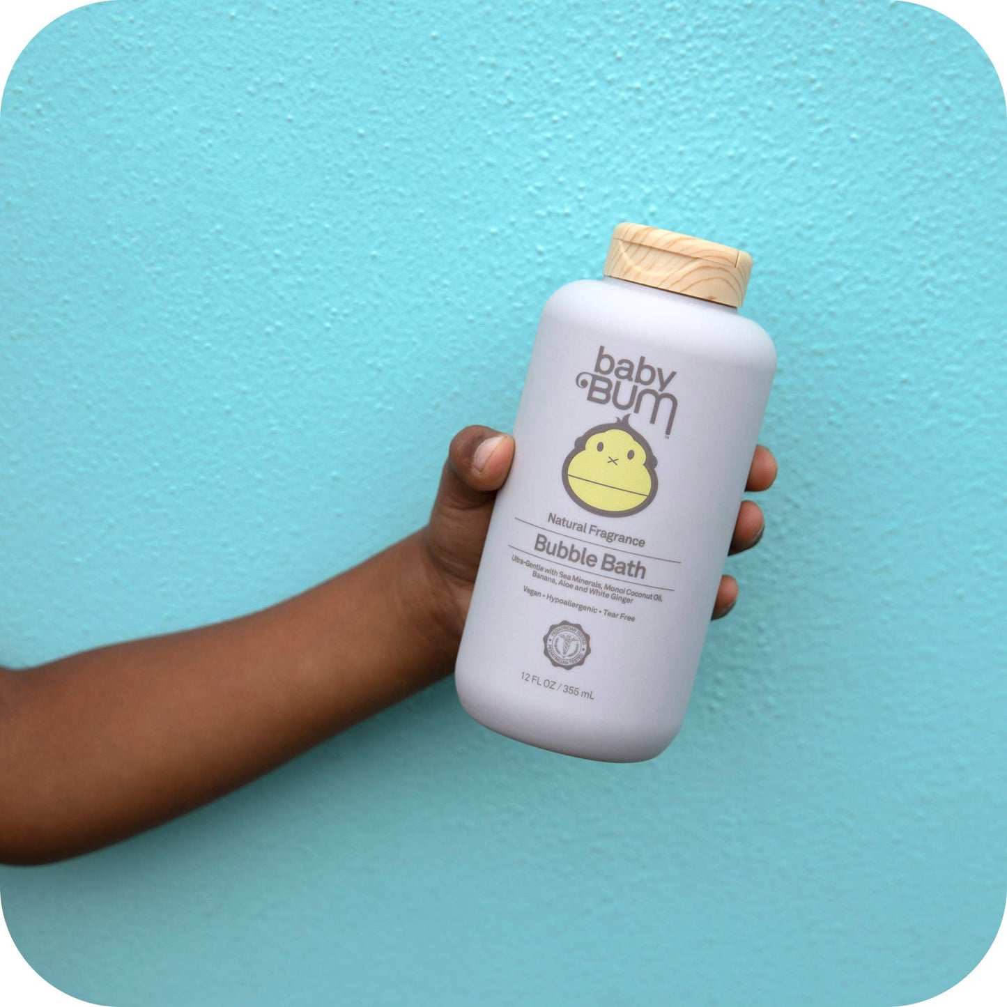 Baby Bum Bubble Bath | Tear Free Foaming Bubble Bath For Sensitive Skin With White Ginger| Natural Fragrance | Gluten Free And V