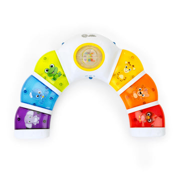 Baby Einstein Glow & Discover Light Bar Musical Toy, Activity Station, Sitting Up and Tummy Time Toy, Color and Animal Learning