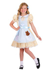 Girls Goldilocks Halloween Costume | Enchanting Fairy Tale Goldilocks Dress with Hair Bow for Dress-Up and Playtime Fun Small