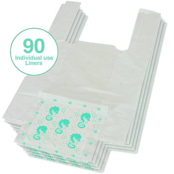 Kalencom Universal Potty Liners - Disposable Potty Liners For Toddlers - Absorbent And Leakproof - Compatible With Potette Trave