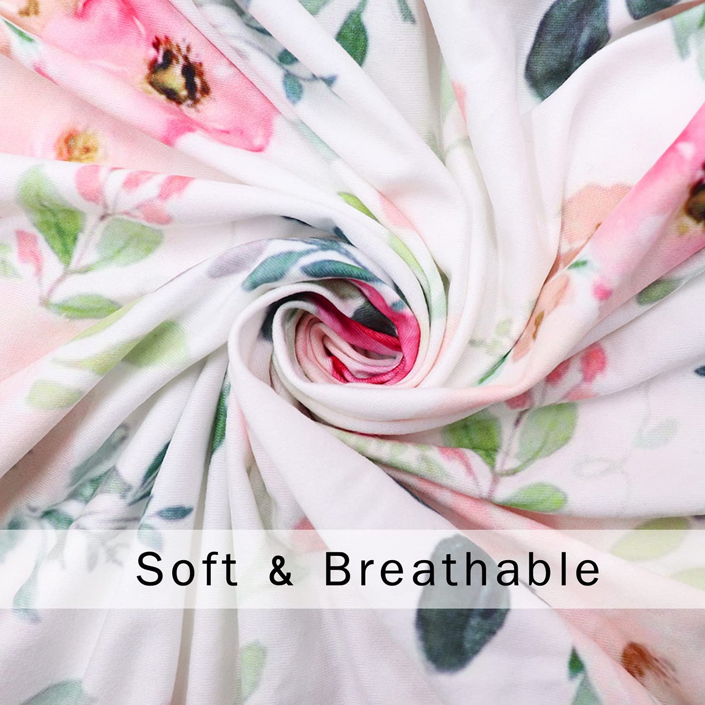 Tanofar Baby Lounger Cover, Newborn Lounger Cover For Girls, Removable Nest Slipcover, Soft Comfortable, Machine Washable, Flowe