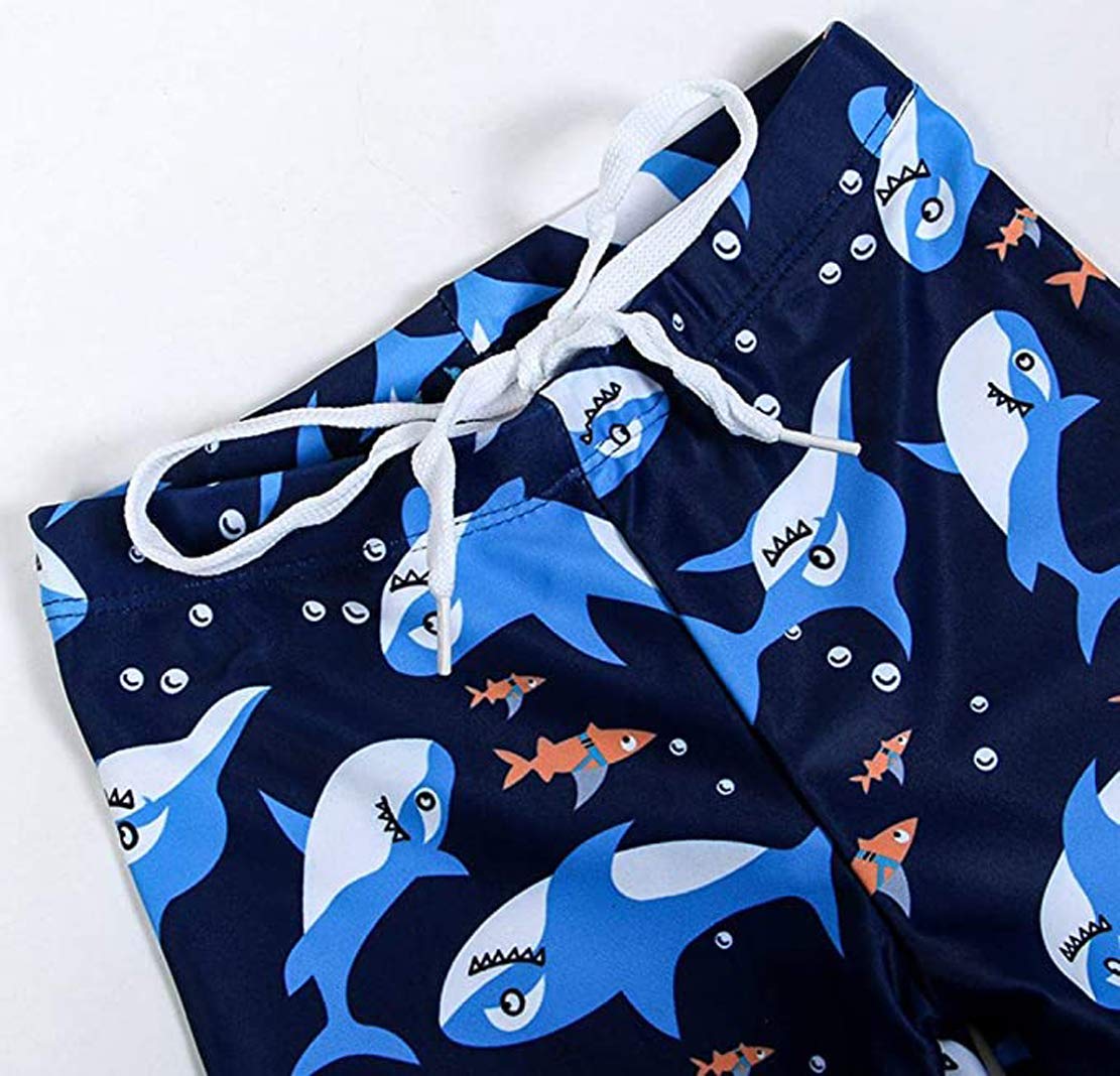 Baopteil Baby Boys Two Pieces Swimsuit Sets Toddler Bathing Suit Rash Guards Sunsuit Swimwear With Hat Upf 50+(Mechanical Shark,