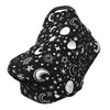 Moon Star Baby Stuff Car Seat Cover for Baby Carseat Covers for Girl Boy Stretchy Soft Breathable Breastfeeding Infant Car Seat