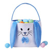 Fanunny Easter Bunny Baskets For Kids Empty Egg Hunt Bags, Rabbit Buckets With Handle For Carrying Candy Cute Stuffed Easter Fes