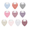Nisxabebe Muslin Baby Bibs,Baby Bandana Drool Bibs 100% Cotton For Baby Boy Girl,Solid Colors Bib For Drooling Teething