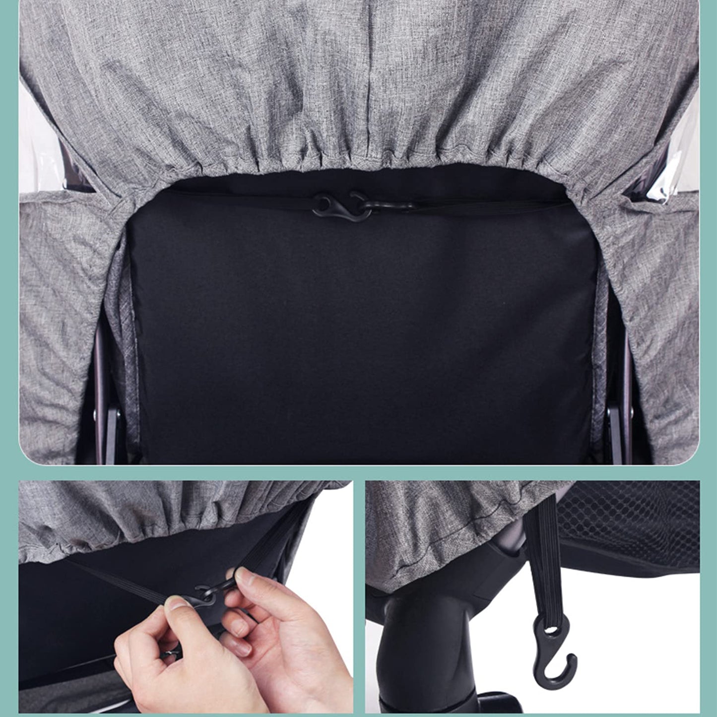 Baby Stroller Cold Weather Shield Winter Universal Windproof Stroller Rain Cover Protection Travel Strollers Cover Raincoat Push