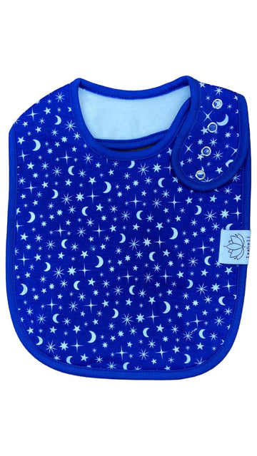 Isabeli Organic Cotton Toddler Drool Bibs 4 Pack - Galaxy