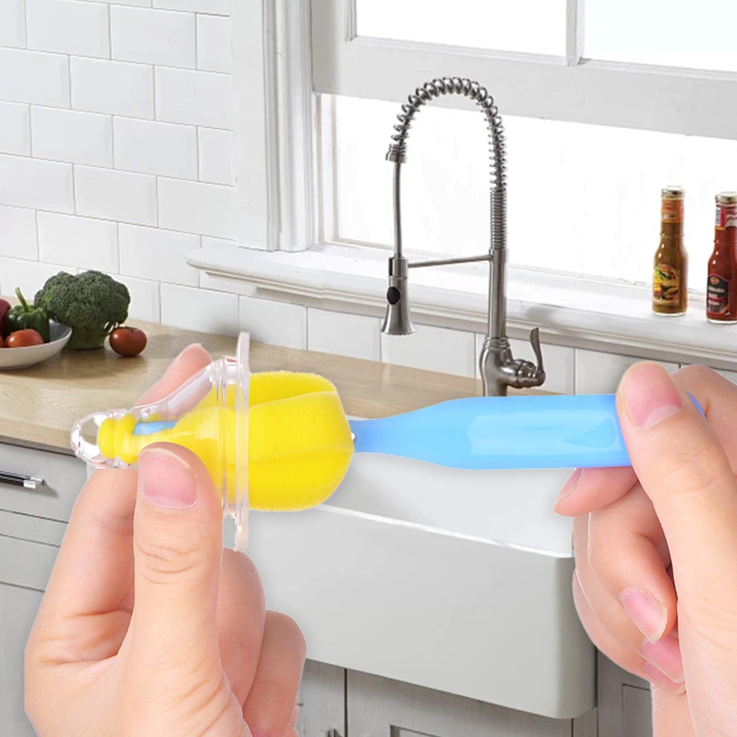 3 Pack Silicone Sleeve For Philips Avent Glass Bottle, Anti Breakage Baby Bottle Holder With Brush For Avent Glass Bottles 4 Oz,