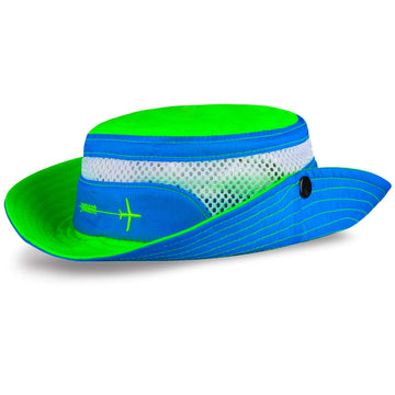 Baby Sun Hat Toddler Sun Hat Kids Breathable Bucket Sun Protection Hat | Adjustable, Stay-On Chin-Strap, Summer Play (Green, 12-