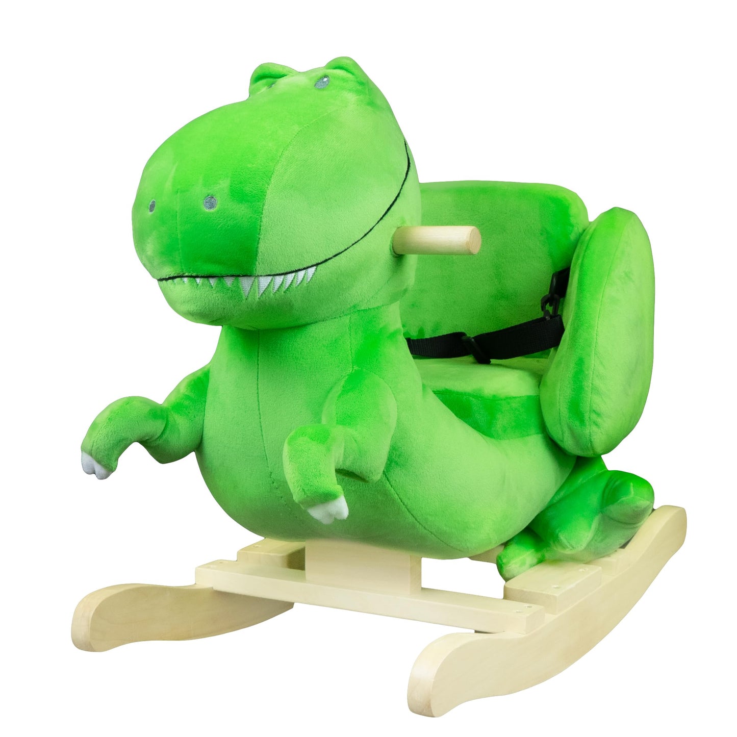 Nattou Rocking Horse Animal for Children10-36 Months, 25 x 13 x 18 in (Tommy The TREX)