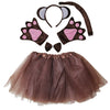 Kirei Sui Kids Animal Costume Tutu And Ear Headband Monkey