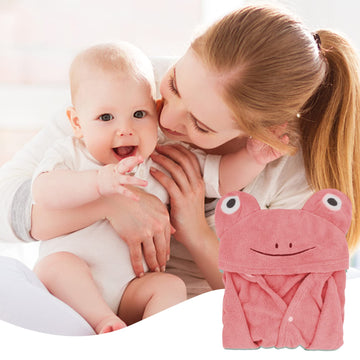 Romasa Baby Bath Towel Ultra Soft Hooded Towel Highly Absorbent Bathrobe Blanket Toddlers Shower Gifts For Boys Girls-27.5 ' X