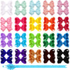 Oaoleer Hair Bow Clip, 20 Colors 3 Inch Grosgrain Ribbon Bows Hair Alligator Clips Hair Barrettes Hair Accessories For Girls Tod