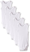Carter'S 5-Pack S/L Bodysuits - White- 6 Months