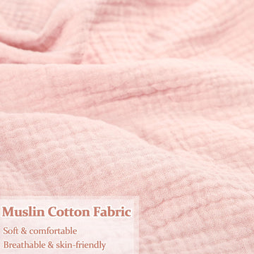 Baby Nursing Pillow Cover, Removeable Breastfeeding Pillow Slipcover, Muslin Nursing Pillow Case For Newborn Boys Girls, Soft Fa