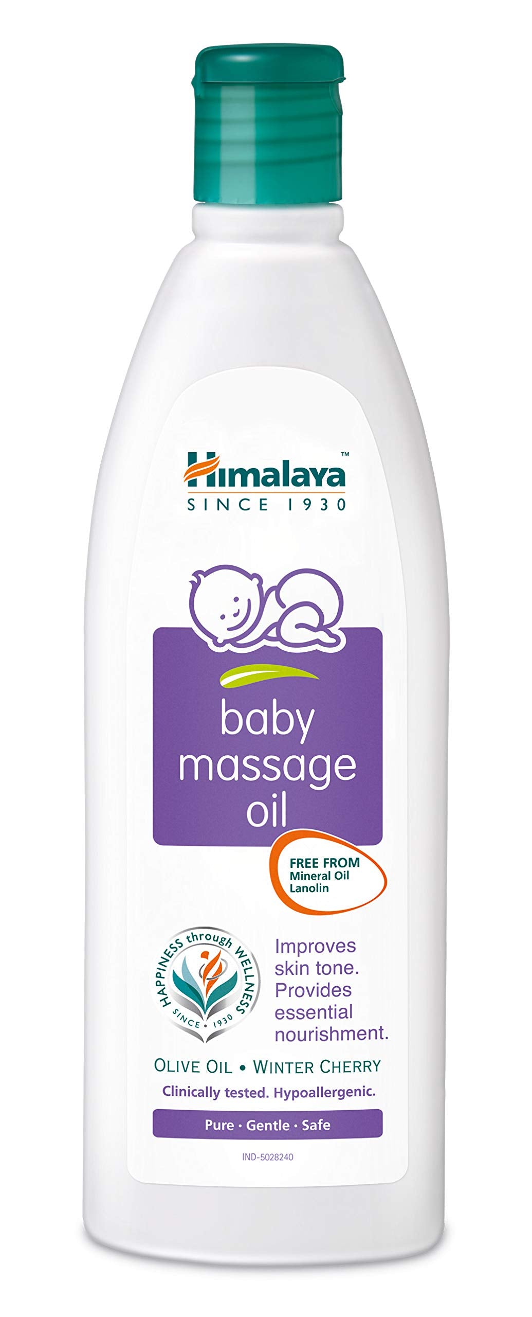 Himalaya Baby Massage Oil For Strong Bones & Muscles 100Ml | No.1 Doctor Prescribed