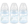 NUK Smooth Flow Anti-Colic Bottle,Blue Elephant 5 Oz, 3 Pack