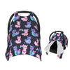 Muishi Llama with A Bows Baby Car Seat Canopy Nursing Cover for Newborn Car Seat Breastfeeding Covers Blanket Newborn Shower Gif