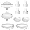 Gotocut Breast Pump Replacement Parts For Spectra Motif Luna Cimilre Ameda Mya Breastpumps, Replace Duckbill Valves Backflow Pro