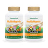 Natures Plus Animal Parade Gold Children'S Multivitamin - Orange Flavor - 120 Chewable Tablets, Pack Of 2 - Gluten Free - 120 To