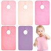 Hercicy Full Coverage Pullover Toddler Baby Bibs Terry Cloth Bibs with Snap Button for 0-4 Years Unisex Feeding Drooling(Cute,5