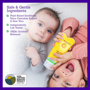 California Baby Calendula Cream | Soothing Baby Cream | Allergy Friendly | Plant-based | Soothes and Moisturizes Irritated, Dry