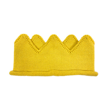 Allydrew Cute Baby Birthday Party Crown Headband Hat, Yellow