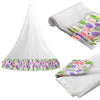 Vparents Mosquito Net For Baby Cradle Jhula Saree With Zip Opening At Bottom Purple
