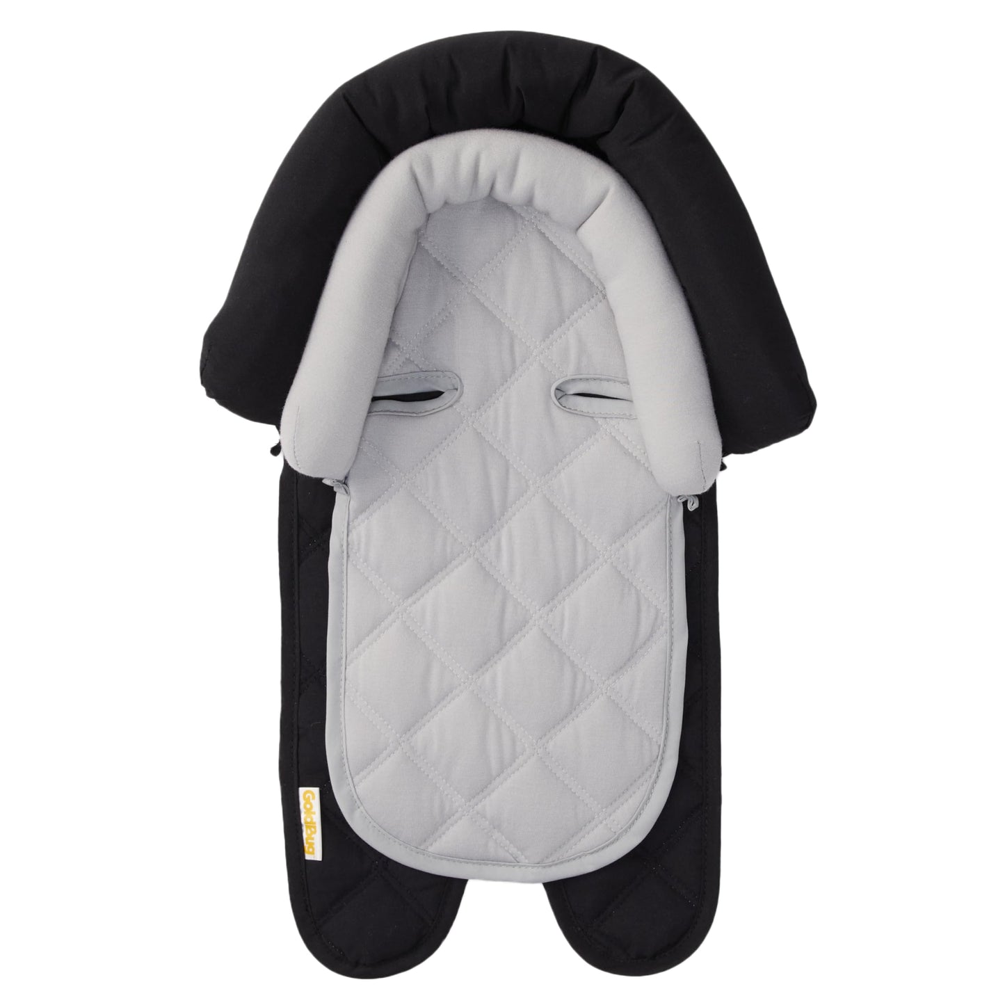 GoldBug Baby & Toddler 2-in-1 Car Seat Head Support - Black