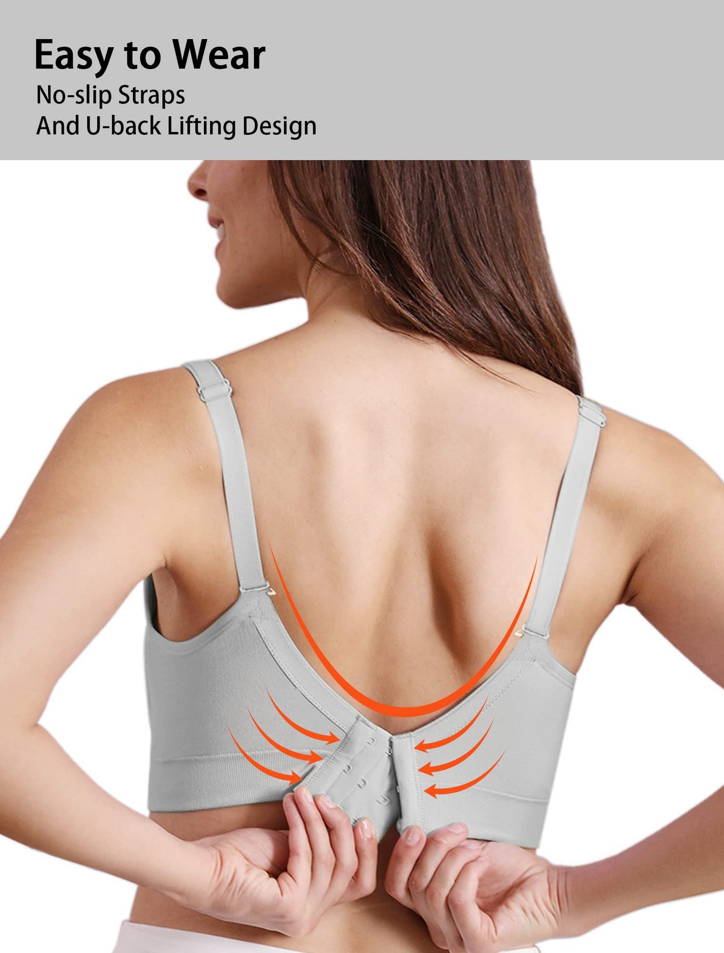 Ilovesia 3Pack Nursing & Pumping Bra All In One Hands Free Pumping Bra Black+Gray+Beige Size 2Xl