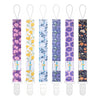 Babygoal Floral Pacifier Clips, 6 Pack Binky Paci Holder And Leash For Boys And Girls Fits For Most Pacifier, Binkie Styles & Ba