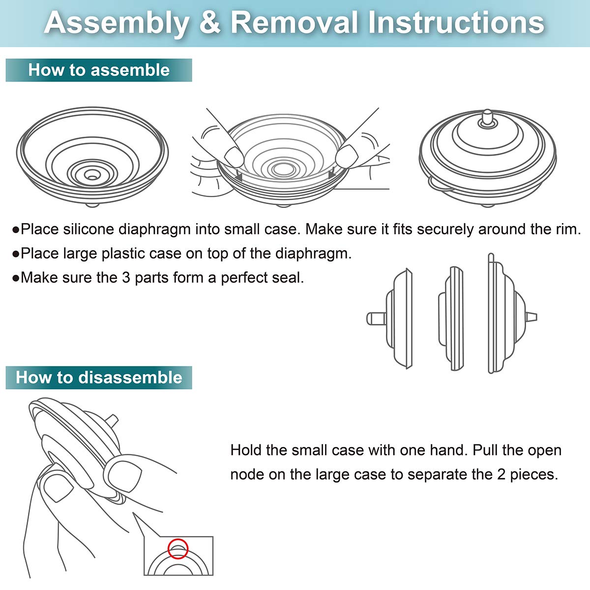 Nenesupply Silicone Backflow Protector Membranes Compatible With Spectra Backflow Protector Not Original Spectra Pump Parts Work