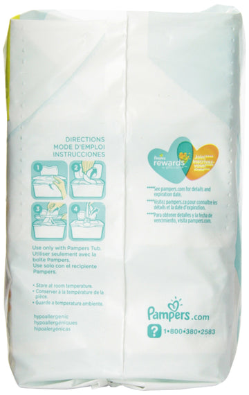 Pampers Sensitive 3X Refill Wipes - 192 Per Pack - 4 Packs Per Case.
