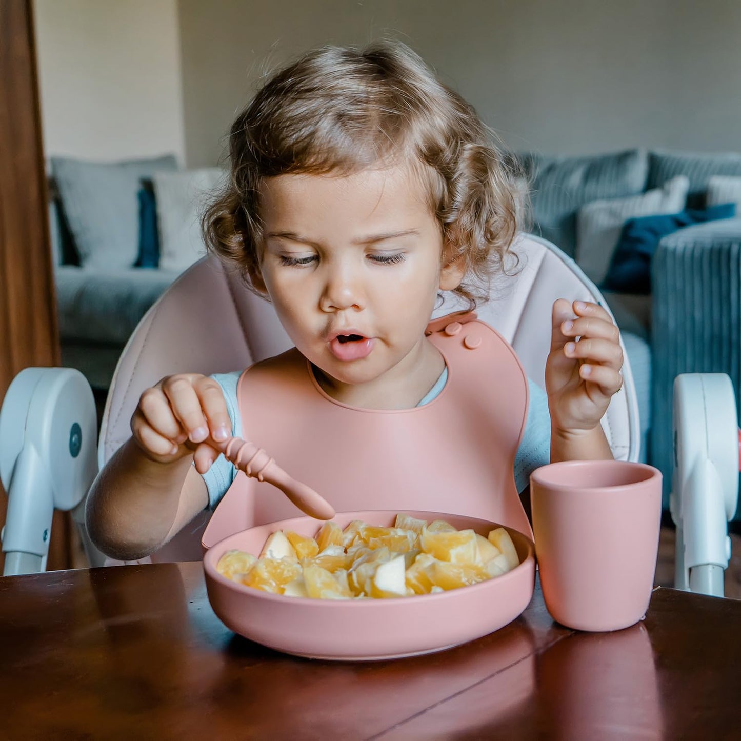 Aulege Silicone Toddler Cup, 2 Pack Bpa Free Silicone Drinking Training Cup For 6 Months+ Babies, 4 Fl. Oz Tiny Open Cup For Inf