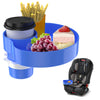 Sspont Kids Car Seat Tray, Travel Tray With Cup Holder For Toddler, Kids Car Seat Food Snack Tray For Road Trip, Stroller Snack