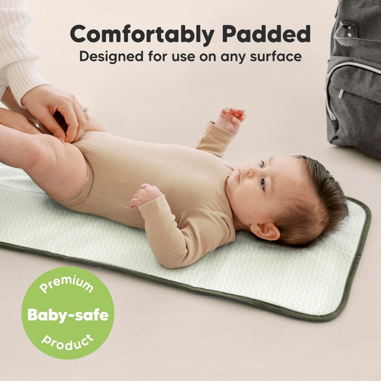 Portable Diaper Changing Pad - Waterproof Foldable Baby Changing Mat - Travel Diaper Change Mat - Lightweight Changing Pads For