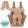 MOMINSIDE Diaper Bag Backpack with Large Wet Pocket, Baby Diaper Bag Mini Baby Bag for Girls Boys, Backpack Diaper Bag with 9 Po