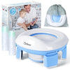 Orzbow Portable Potty Training Toilet, Travel Potty Seat for Toddler Boys Girls with Splash Guard, Potty Training Essentials, Fo