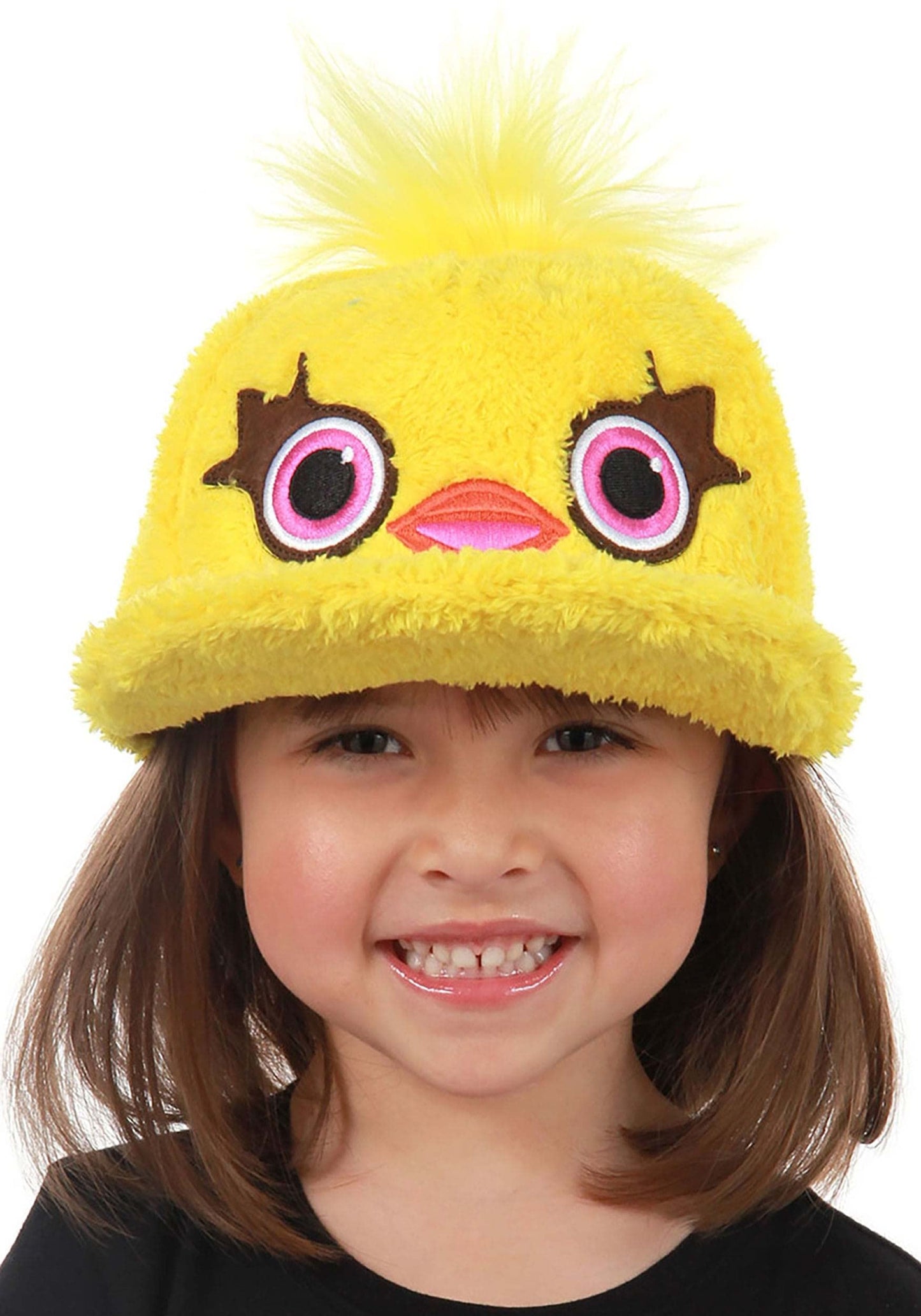 Disney Toy Story Ducky Fuzzy Hat for Adults & Kids - Embroidered Features, Adjustable Size - Officially Licensed ST