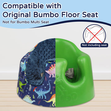 Dayeeball Seat Cover Compatible With Bumbo Seat, Soft And Breathable Baby Floor Seat Cover For Baby Boy & Girl (Cover Only), Din