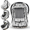 HippoBaby Car Seat Cover for Babies with 100% Cotton Muslin Material | Breathable Carseat Cover for Boys and Girls | Infant Car