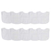 Neat Solutions 2-Ply Knit Terry Solid Color Feeder Bibs In White - 10 Count(Pack Of 1)
