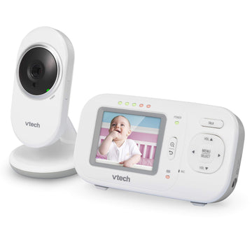 Vtech Vm320 2.4 Inch Digital Video Full-Color Baby Monitor With Automatic Night Vision, White