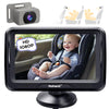 Rohent Baby Car Camera Gray - 1080P Hd, Easy Installation, 360? Adjustable, Night Vision, 150? Wide-Angle Lens, Perfect Match Fo