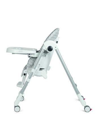 Prima Pappa Zero 3 - High Chair - For Children Newborn To 3 Years Of Age - Made In Italy - Gold (White & Gold)